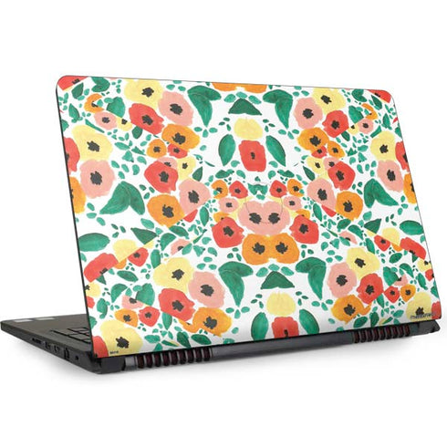 Bouffants and Broken Hearts Geometric Flowers Dell Inspiron Skin